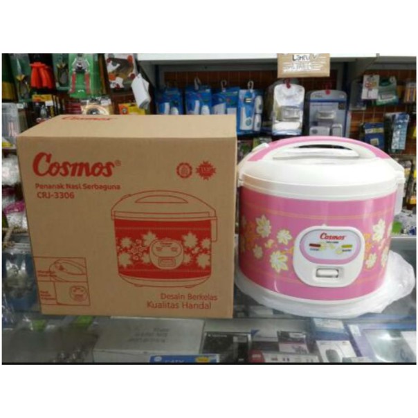 Cosmos Rice Cooker / Magicom 1.8 Liter 3in1 Penanak Nasi CRJ-3306 1.8L