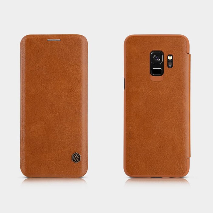 Flip Cover SAMSUNG Galaxy S9 Nillkin Qin Leather Flip Hard Case Original