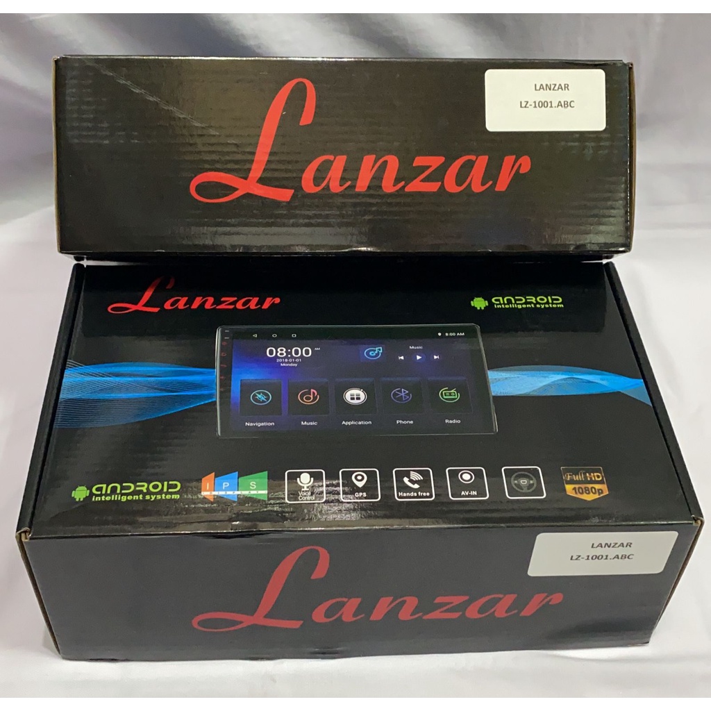 Headunit Android 9 inch Doubledin Android Mirrorlink Lanzar LZ-1001.ABC LANZAR