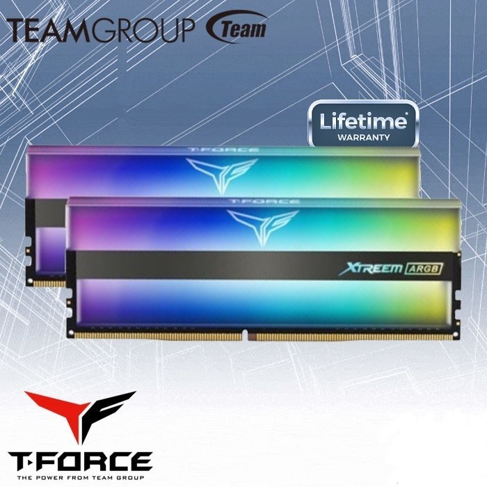 Memory PC Team T-Force EXTREEM ARGB 16GB Dual DDR4 4000Mhz TF10D416G4000HC18JDC01