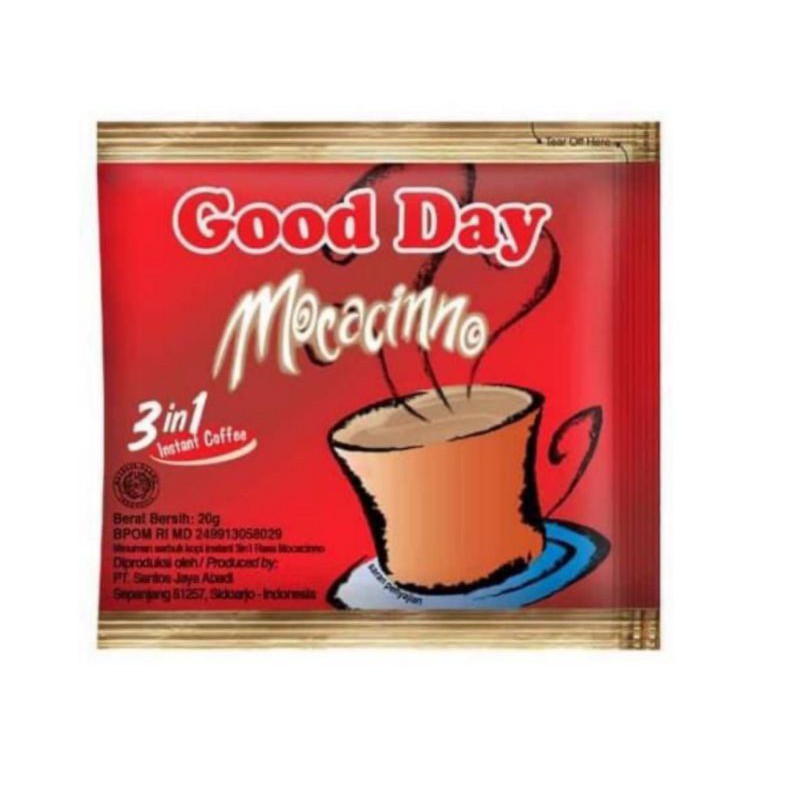 

Good Day Mocacinno 1Renceng @10Pcs