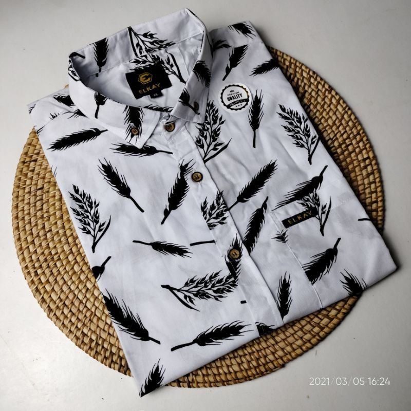 Kemeja Surfing Pria Kemeja Distro Kemeja Pantai Motif Hawai