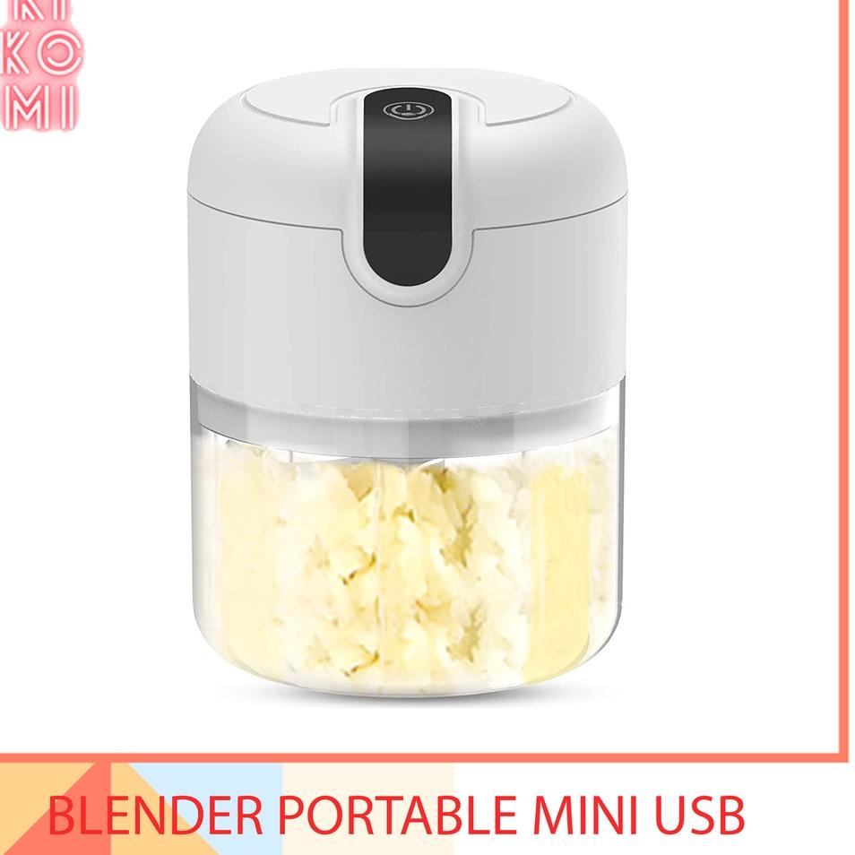 ♔ Blender Portable Mini USB - Chopper Alat Penggiling Bumbu Dapur KK Ω