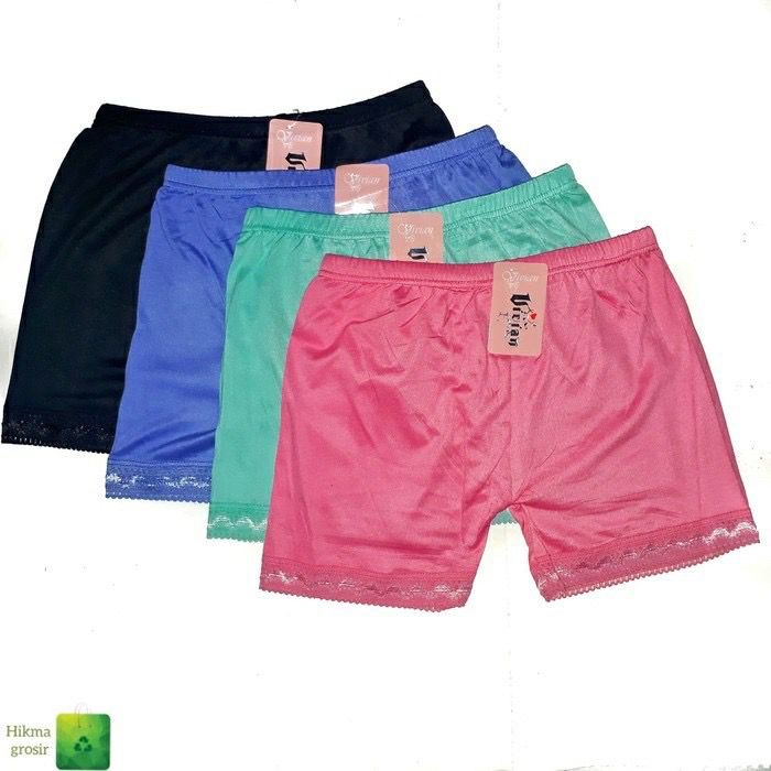 ANNYEONGCOLLECTION VIVIAN 223 - CD CELANA DALEMAN BOXER ANAK CEWEK REMAJA