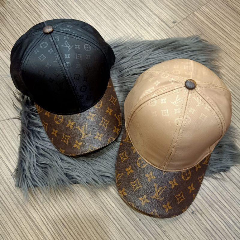 topi lv monogram baseball topi impor unisex