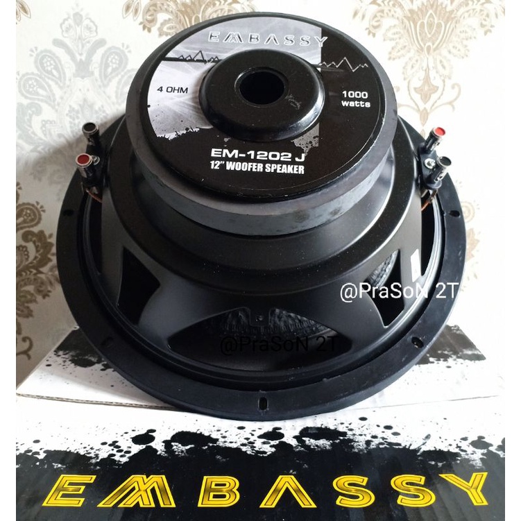 Subwoofer embassy EM-1202 j 12inch New Version