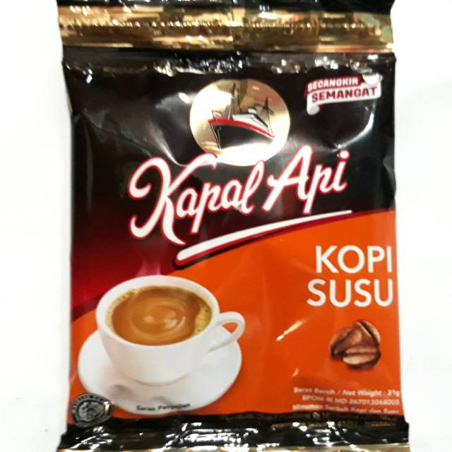 

Kapal Api Kopi Susu (1 Renteng Isi 10 Sachet)