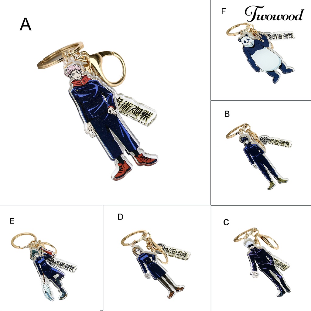 Gantungan Kunci Desain Kartun Anime Bahan Akrilik Untuk Hadiah