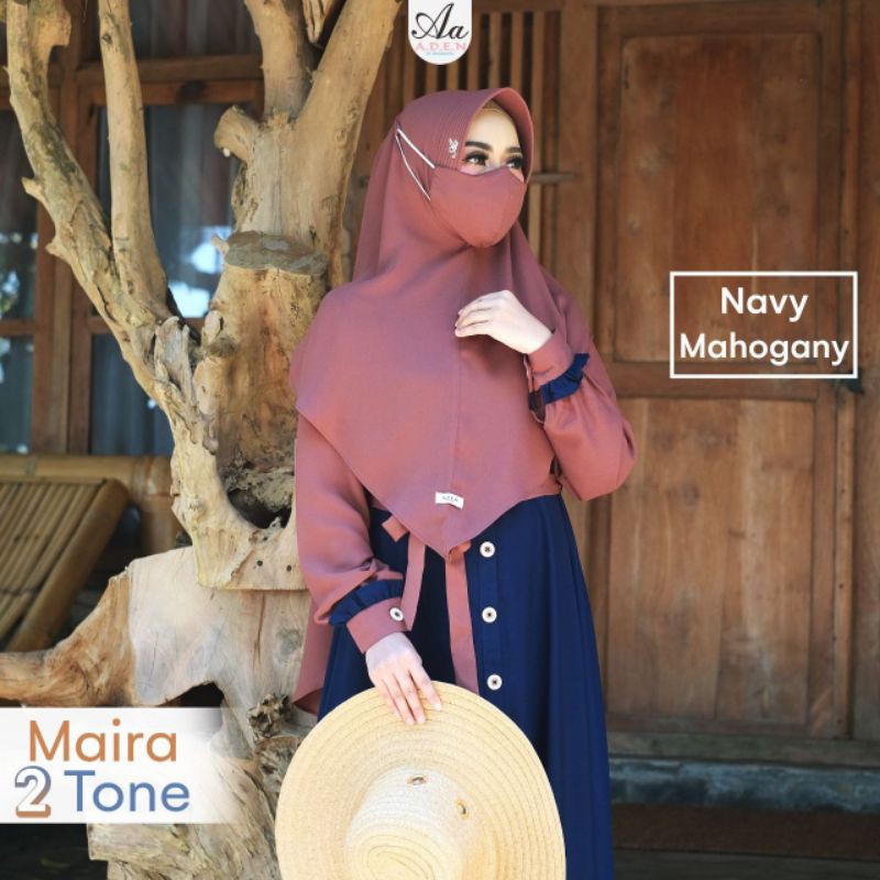 MAIRA ADEN HIJAB 2tone new