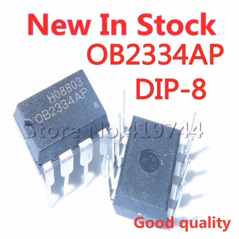 5pcs / Lot Chip Power Management 100% Ob2334Sp Ob2334Ap Dip-7