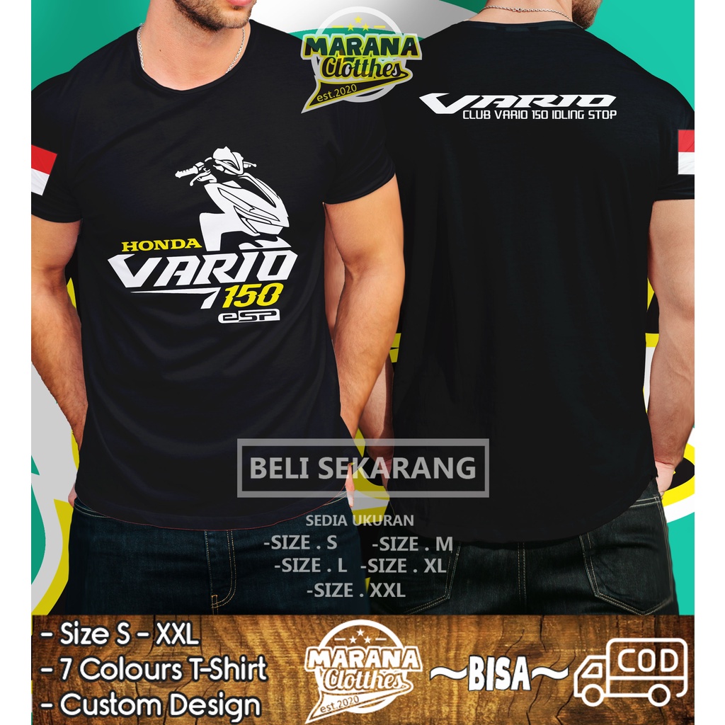 Kaos Motor New Honda Vario 150 ESP DB Baju Otomotif