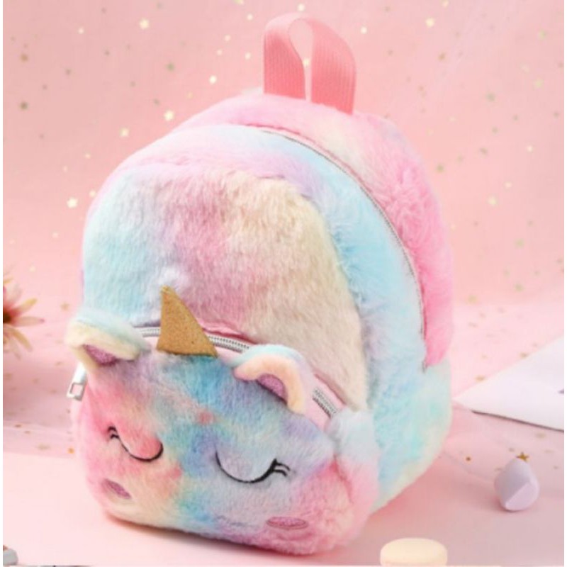 IMPORT TAS RANSEL ANAK UNICORN GRADASI