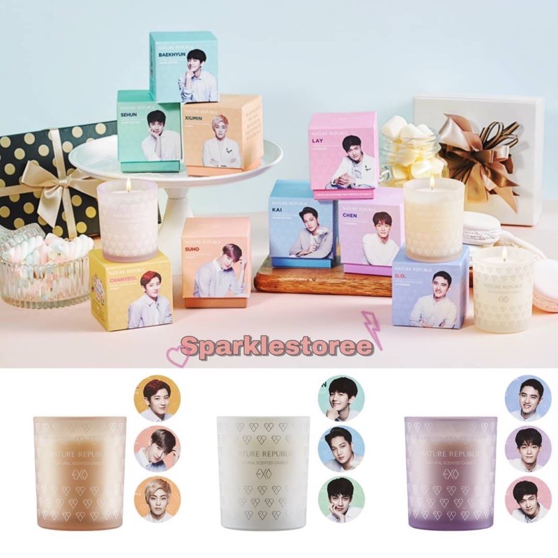NR x EXO SCENTED CANDLE [BACA DESC]
