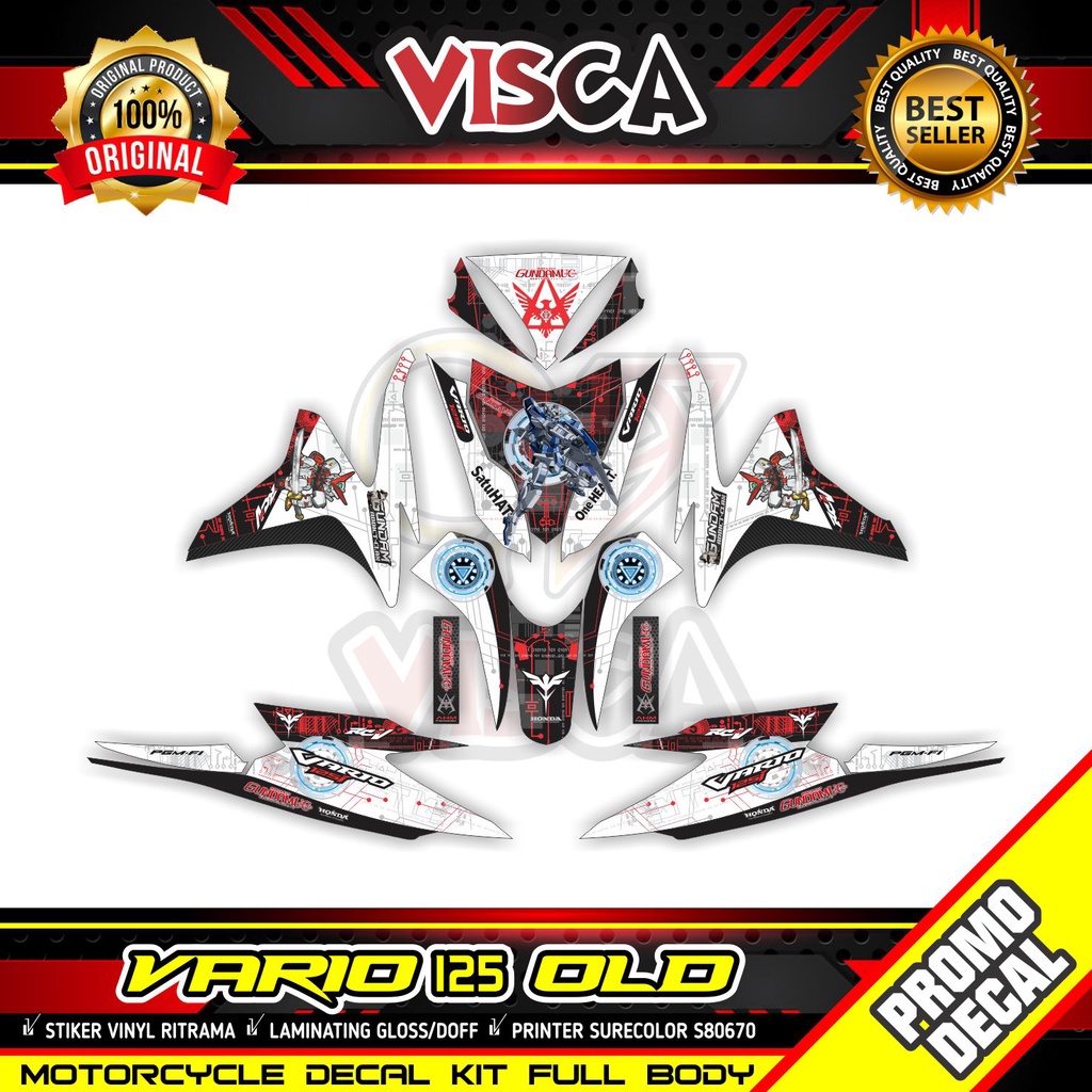decal vario 125 old decal vario 125 2013 2014 2015 GUNDAM LINE