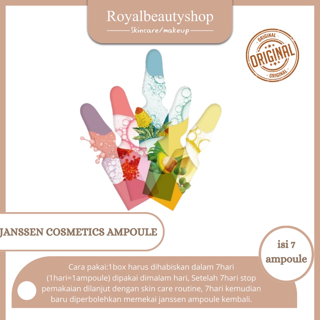 Janssen Ampoules 2 ml isi 7 pcs - Janssen Cosmetics