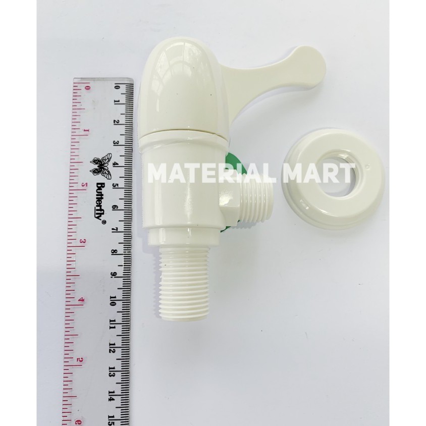 Keran Shower Plastik 1/2&quot; | Kran Shower PVC 1/2 Inch | Kran Toilet ORI | Material Mart