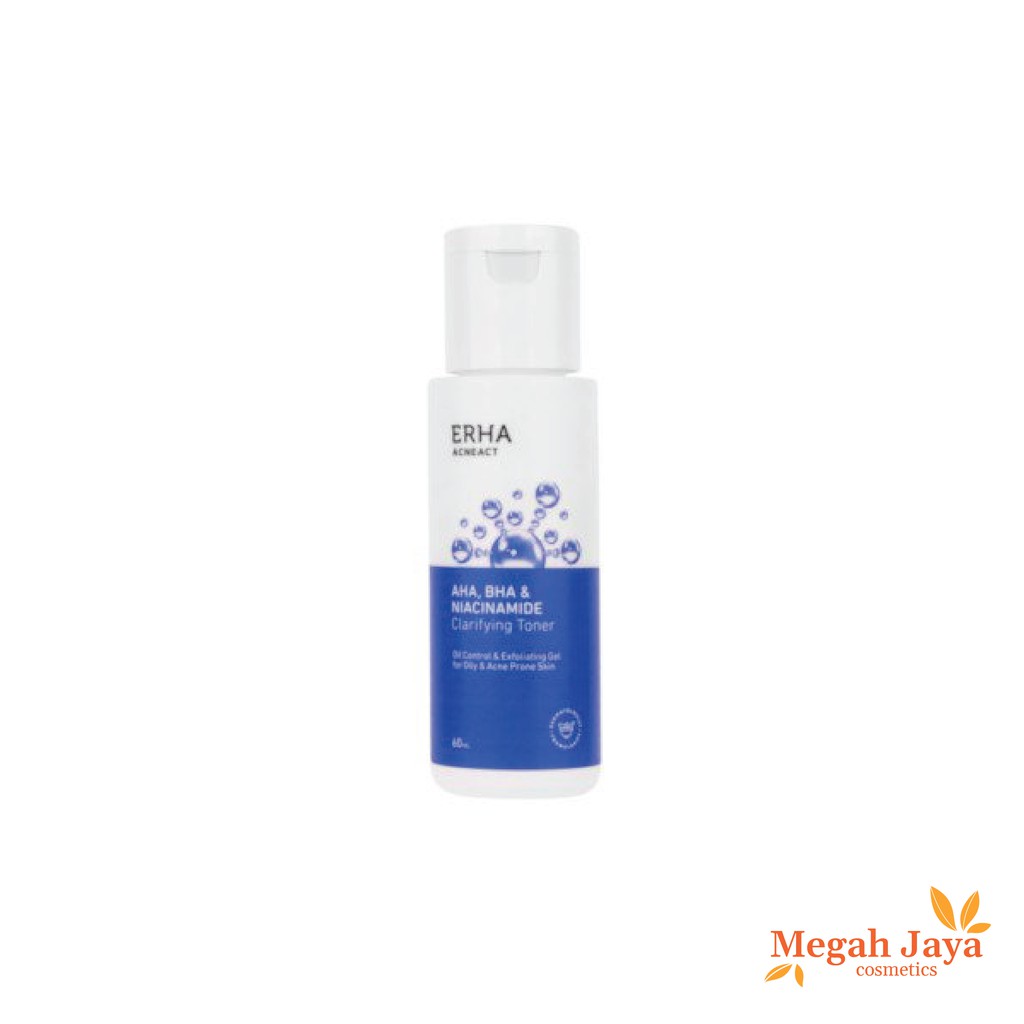 ERHA ACNEACT AHA, BHA &amp; NIACINAMIDE CLARIFYING TONER 60 ML @MJ