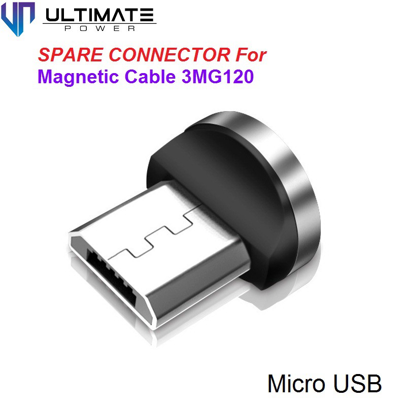 Konektor harger Micro Gen 1 Ultimate Power Konektor Micro USB untuk Magnetic Cable 3MG120 original