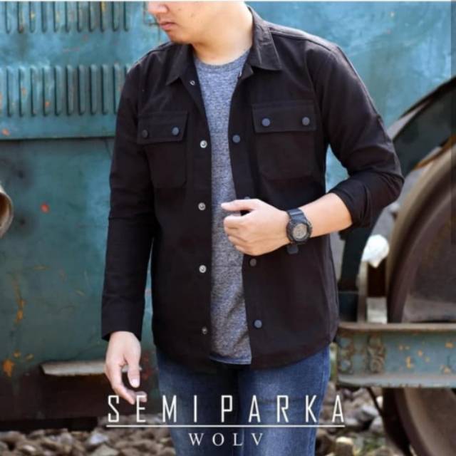 JAKET LEVIS SEMI PARKA PRIA TERBARU - NAVY, L