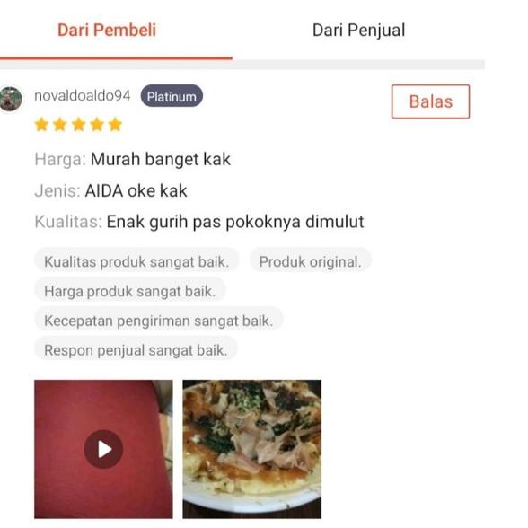 

ㄳ Tepung takoyaki /okonomiyaki ( aidafood ) 1 kg BEST SELLER 4090 ☀