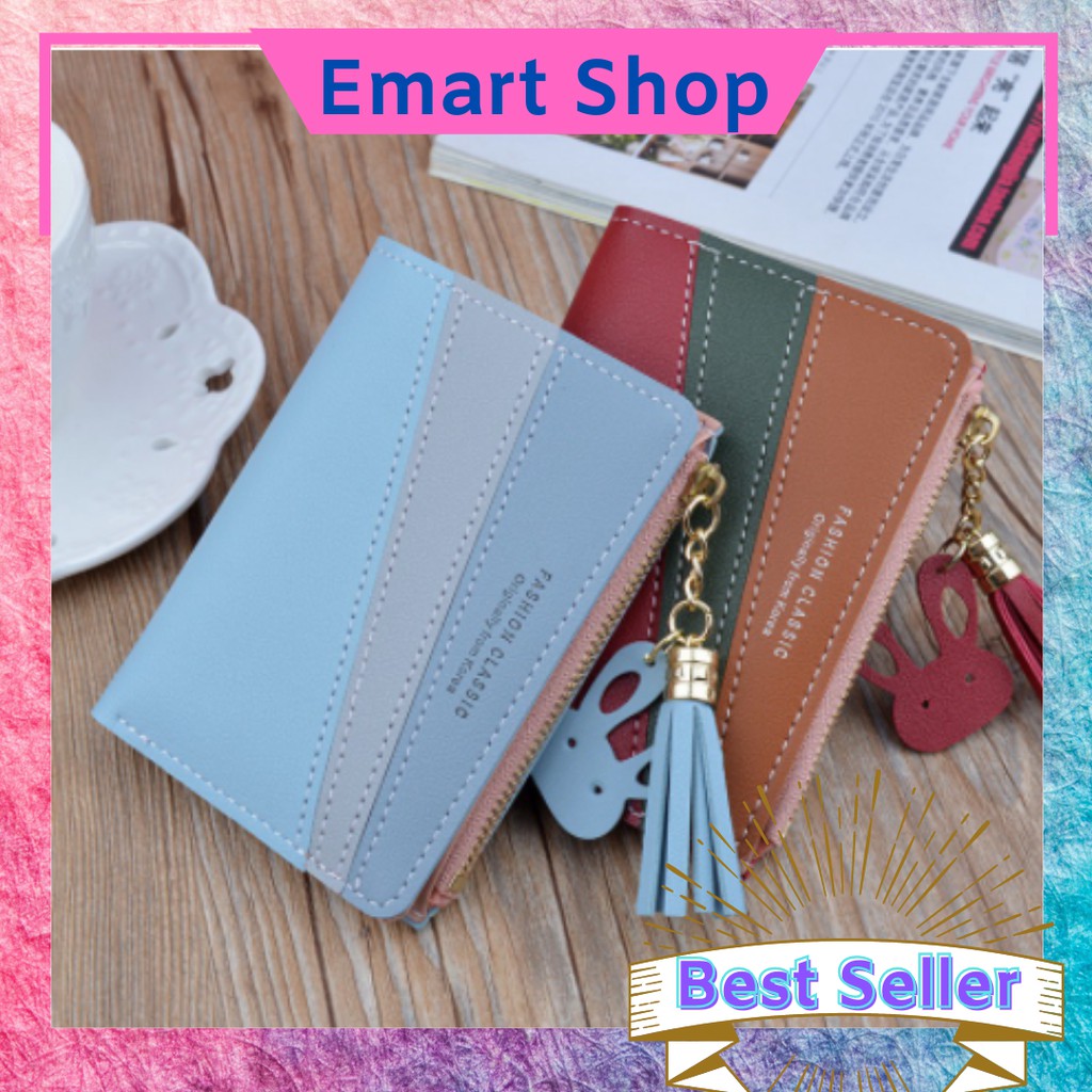 [EMARTSHOP] Dompet Wanita import Murah Lipat Kecil Lucu Dan Cantik dompet import