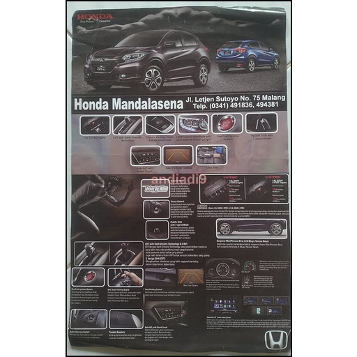 BROSUR MOBIL HONDA HR - V