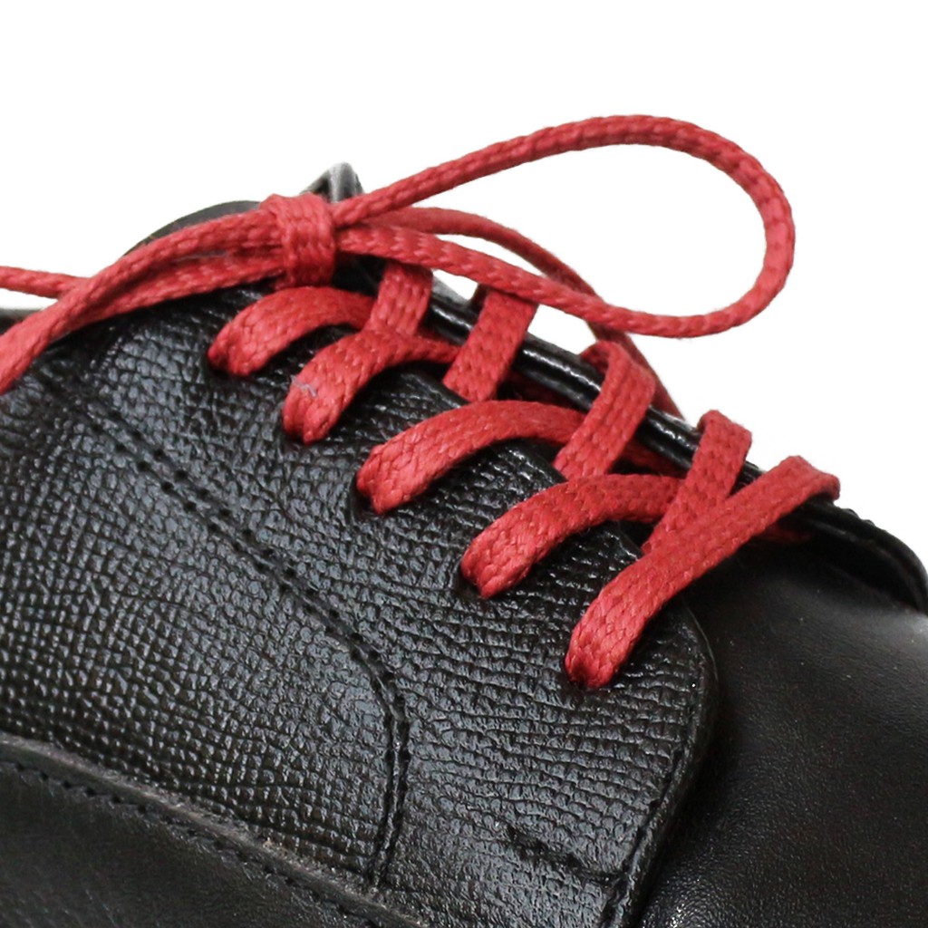 MR Shoelaces TH24 Wagyu (Merah Muda) Tali Sepatu Lilin Gepeng Thin 3-4mm (Waxed Laces) 50cm 80cm 100cm 120cm 150cm