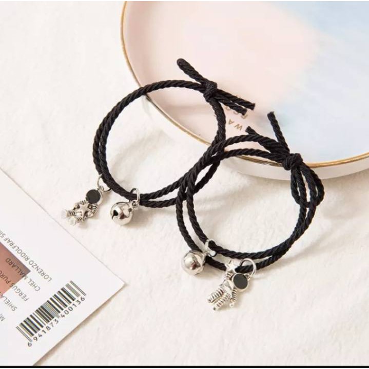 Gelang Couple Astronot Isi 2Pcs Pasangan Sahabat Pacar Pria &amp; Wanita GLG12