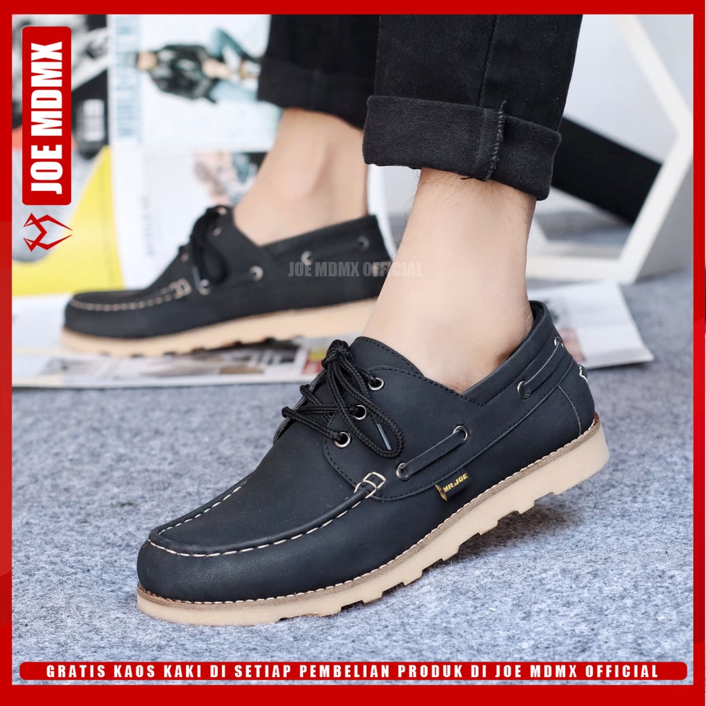 NERZON Sepatu Kasual Pria Sepatu Pria Casual Kulit Pu Cowo/Cowok