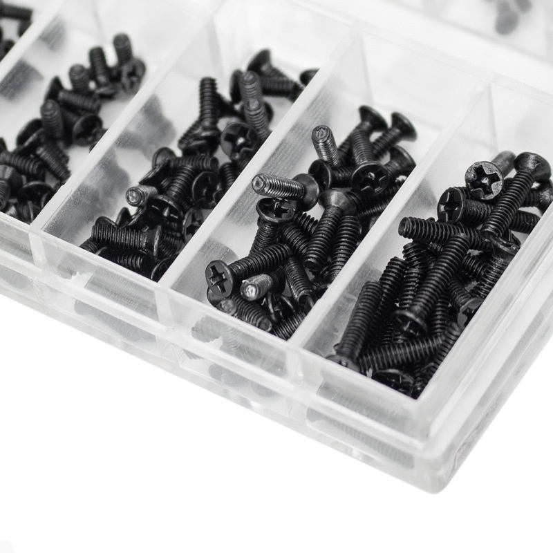 [500Pcs 18 Types Mini Screw] [DIY Kit Laptop Computer Assemble Repair Screw Fastener Set]