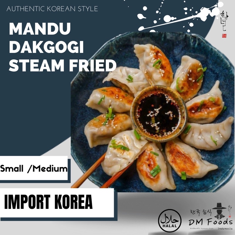 MANDU DAKKGOGHI KOREAN DUMPLING CHICKEN || AYAM PEDAS HALAL IMPORT - BULL DAK - SAMYANG - CHICKEN KO