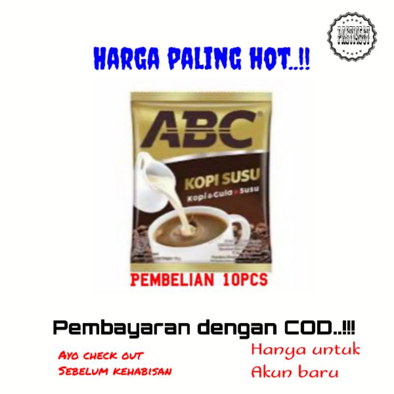 

KOPI ABC SUSU HARGA PROMO!!!@10 pcs