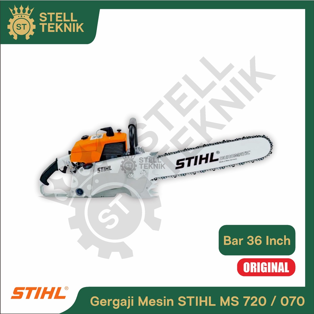 Gergaji Mesin Chainsaw STIHL MS 720 / 070 Bar 36" Inch Original / Gergaji Mesin Potong Kayu STIHL MS
