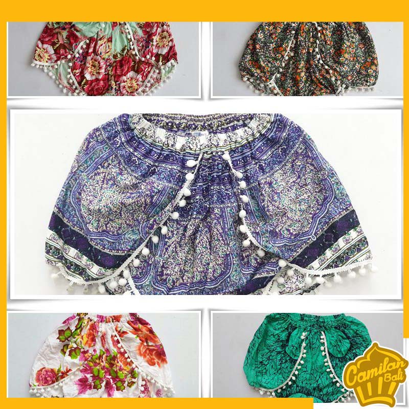 Celana Pom2 Lipat Celana Pendek Wanita Celana Kece Bali