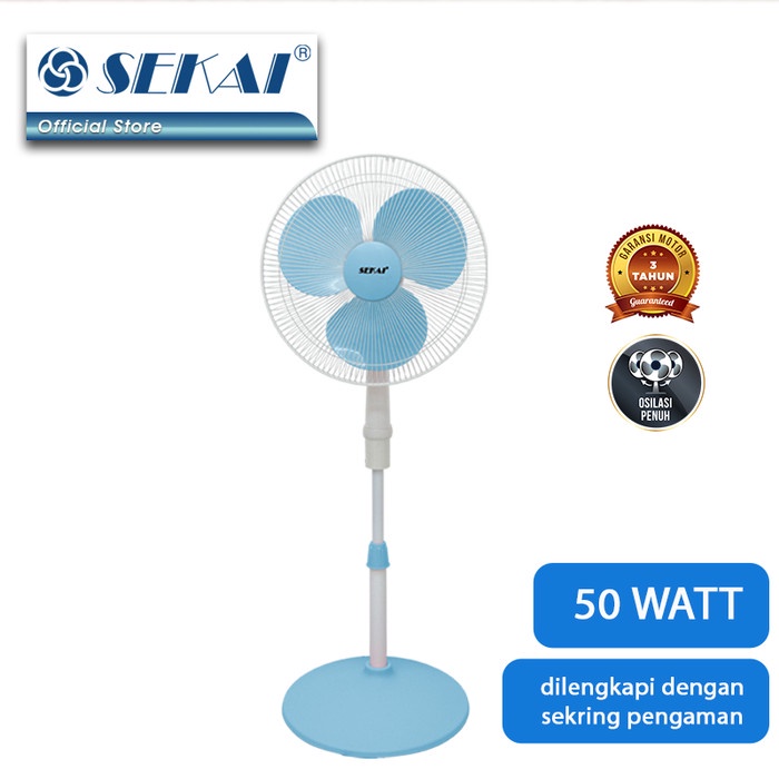 SEKAI Stand Fan 16 Inch SFN1609 Kipas Angin Tumpu SFN 1609