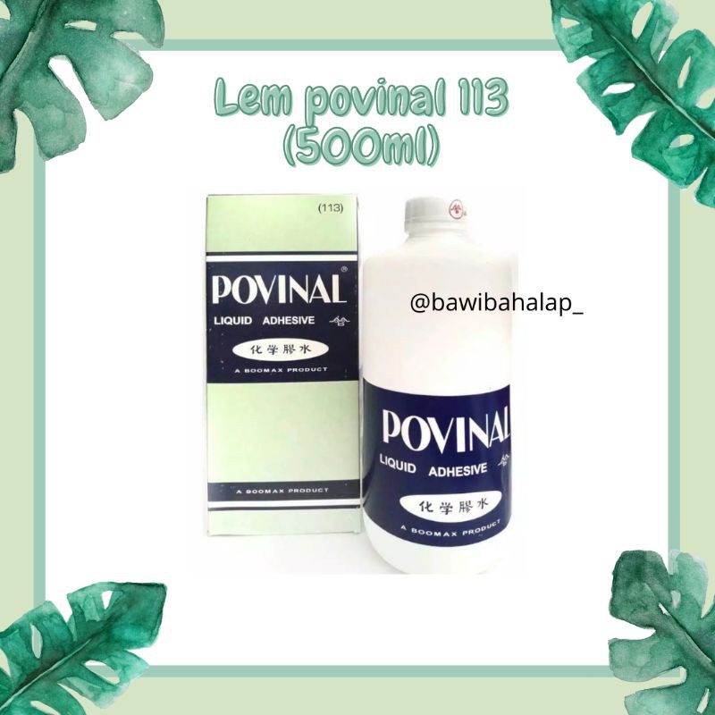 

Lem povinal 500ml (lem bening)