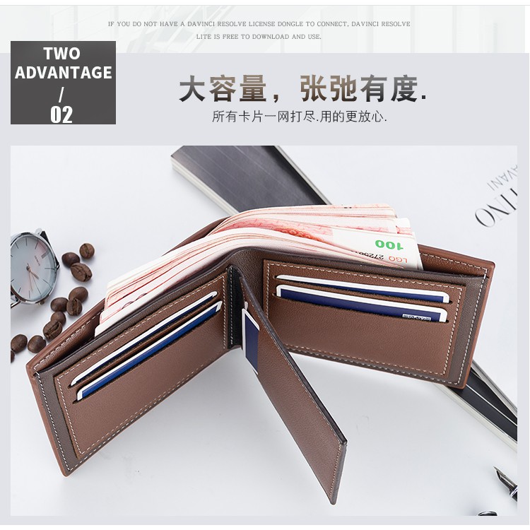 BAELLERRY BR005 Dompet Pria Bahan Kulit PU Leather Premium WATCHKITE BAEOS-3