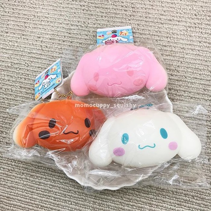 cinnamonroll head bread Squishy by Sanrio ( Original Jepang Slow)