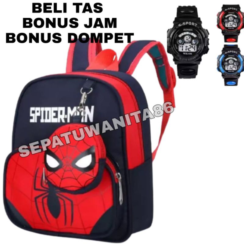 Tas Ransel Anak Laki Laki Karakter  Tas Sekolah Anak PG PAUD TK SD