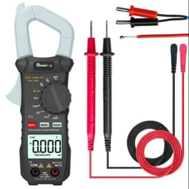 Clamp meter mustool X1 True RMS NCV AC DC Square Wave 6000 Count