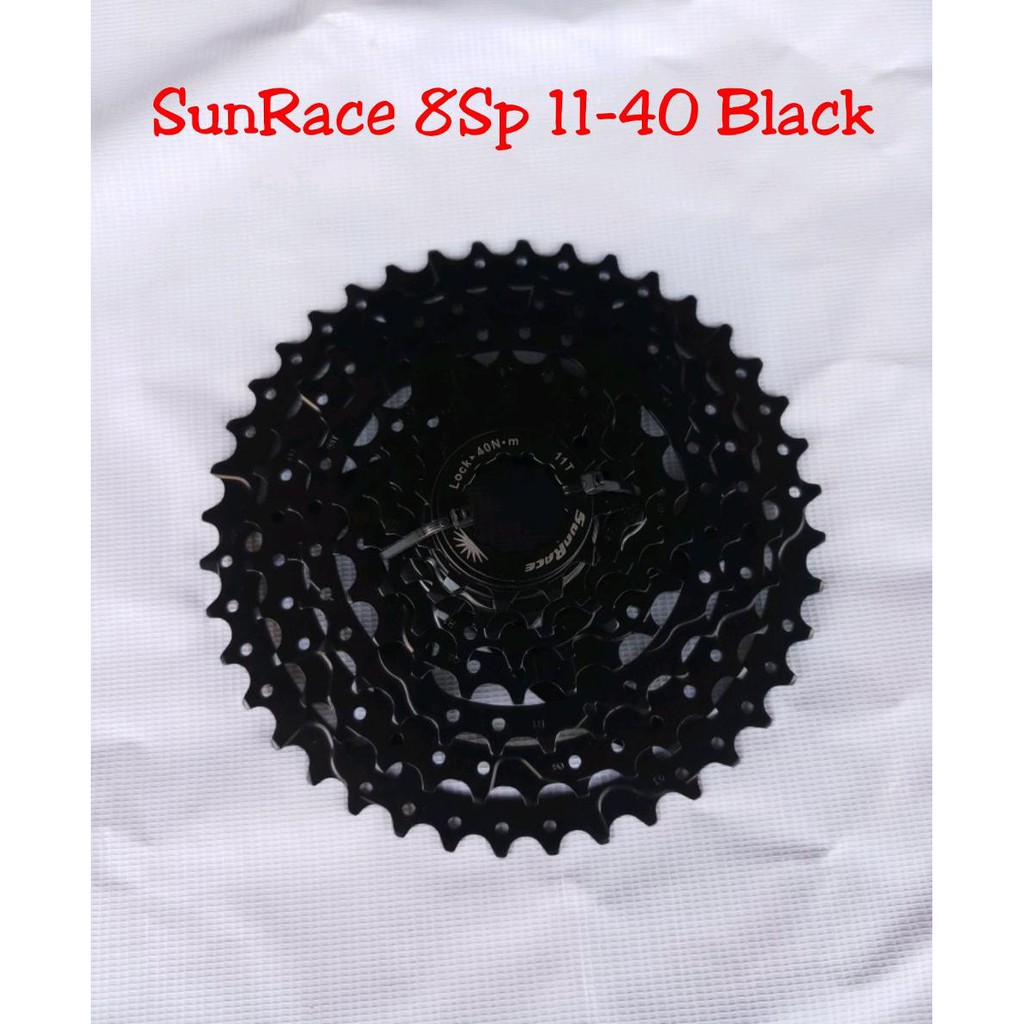 Termurah Sunrace Sprocket 8 Speed 11-40T - Sprocket Cassette 8 Sp 11-40T - Sprocket Sepeda Warna