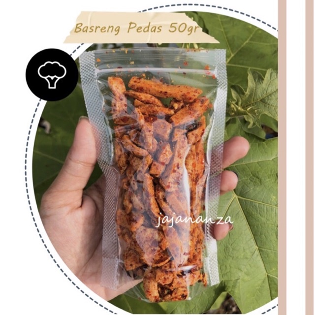 

BASRENG PEDAS DAUN JERUK PREMIUM KHAS BANDUNG GURIH RENYAH 70GR