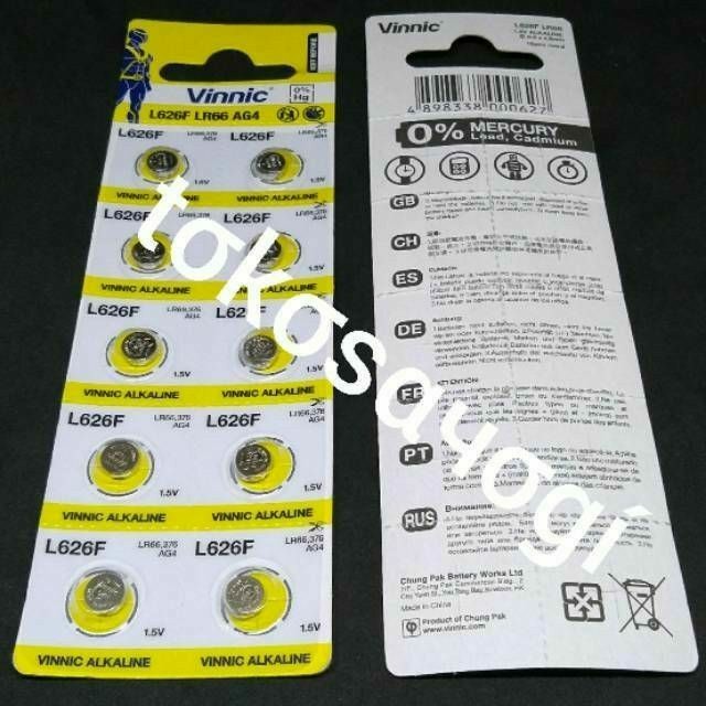Battery l626f SR626/SR 626 SW Baterai ag 4 SR626SW 377 Batre ag4 Jam Tangan