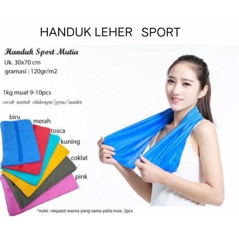 Handuk leher / handuk kecil / handuk olah raga MUTIA