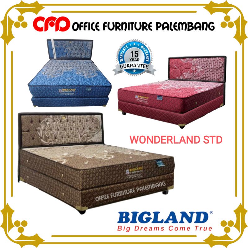 springbed bigland wonderland std matras kasur spring bed original bigland