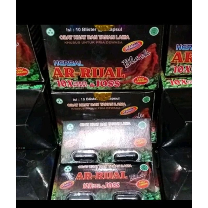 Obat Kuat Kabsul (Ar_Rijal Black Premium)