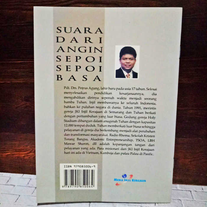 Suara Dari Angin Sepoi Sepoi Petrus Agung Purnomo Buku Rohani Profetik Bahtera Mahanaim