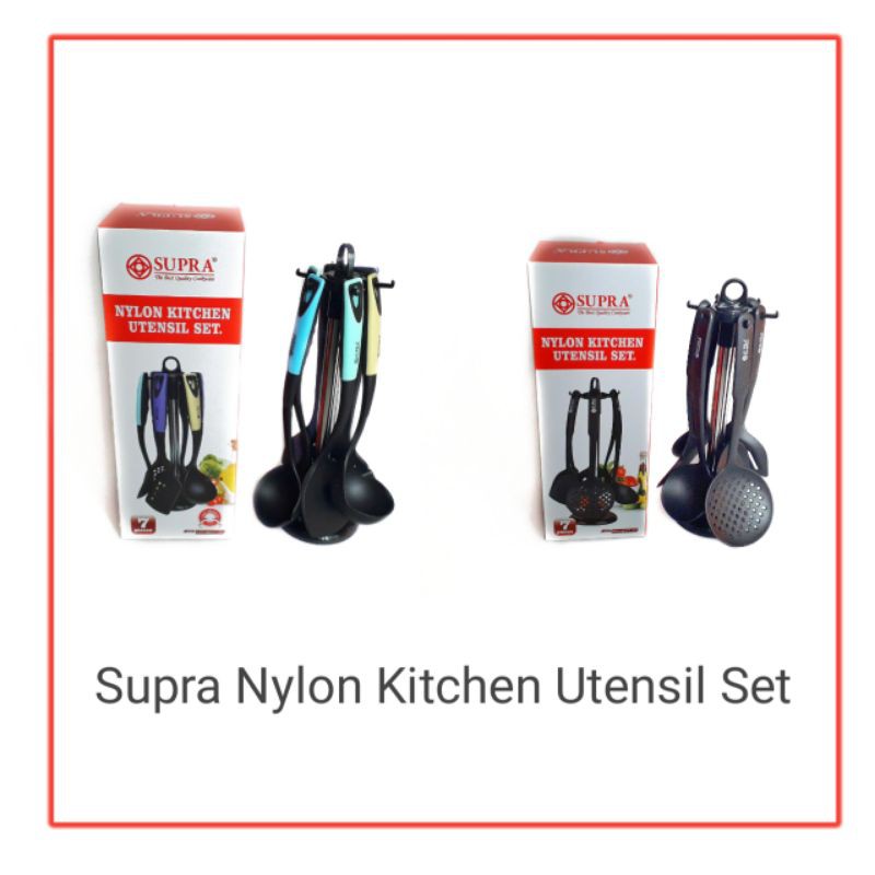 Nylon kitchen utensil set