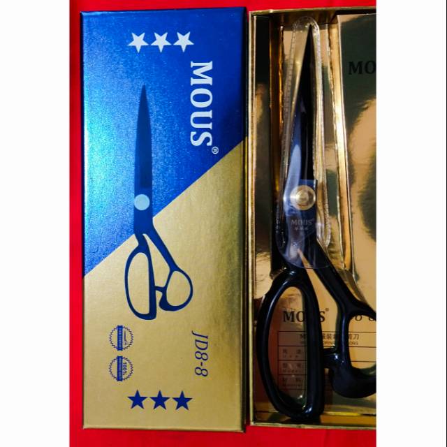 Gunting bahan merk MOUS  profesional Tailor scissors MOUS