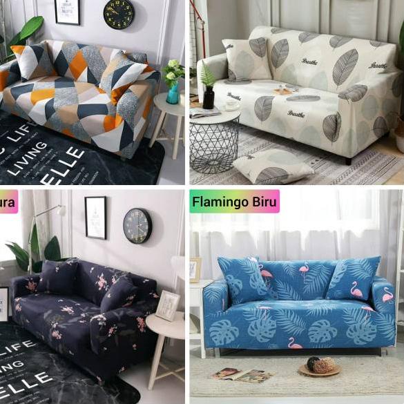 ♟ COVER SOFA ELASTIS 1 2 3 4 SEATER SARUNG SOFA KURSI TAMU STRECH ELASTIS SARUNG KURSI SOFA TAMU ✳
